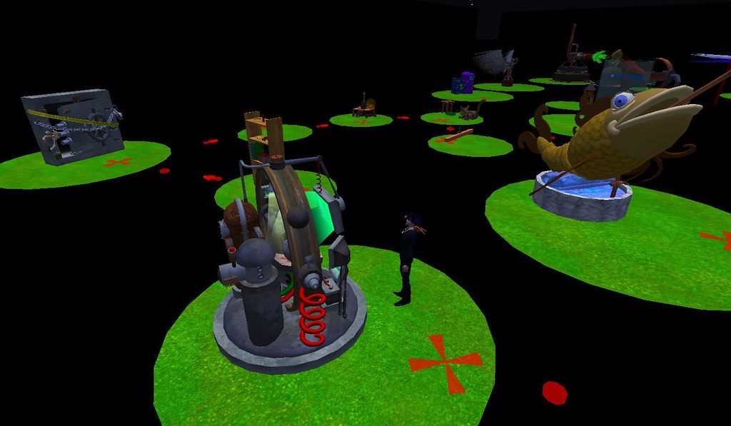 Odd world in a virtual world