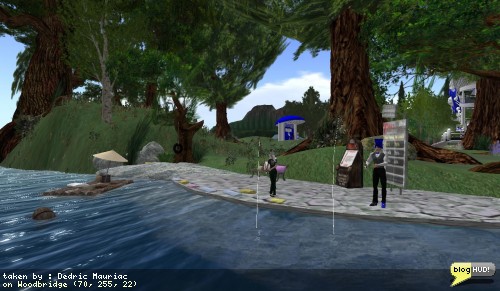 Fishing on Woodbridge